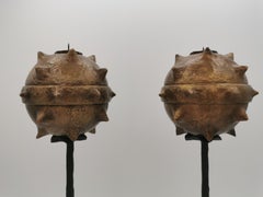 Set of 2 Primus Big Candlesticks by Emanuele Colombi