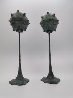 Juego de 2 candelabros pequeños Primus de Emanuele Colombi