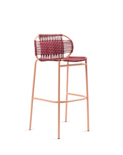 Set of 2 Purple Cielo Bar Stool by Sebastian Herkner