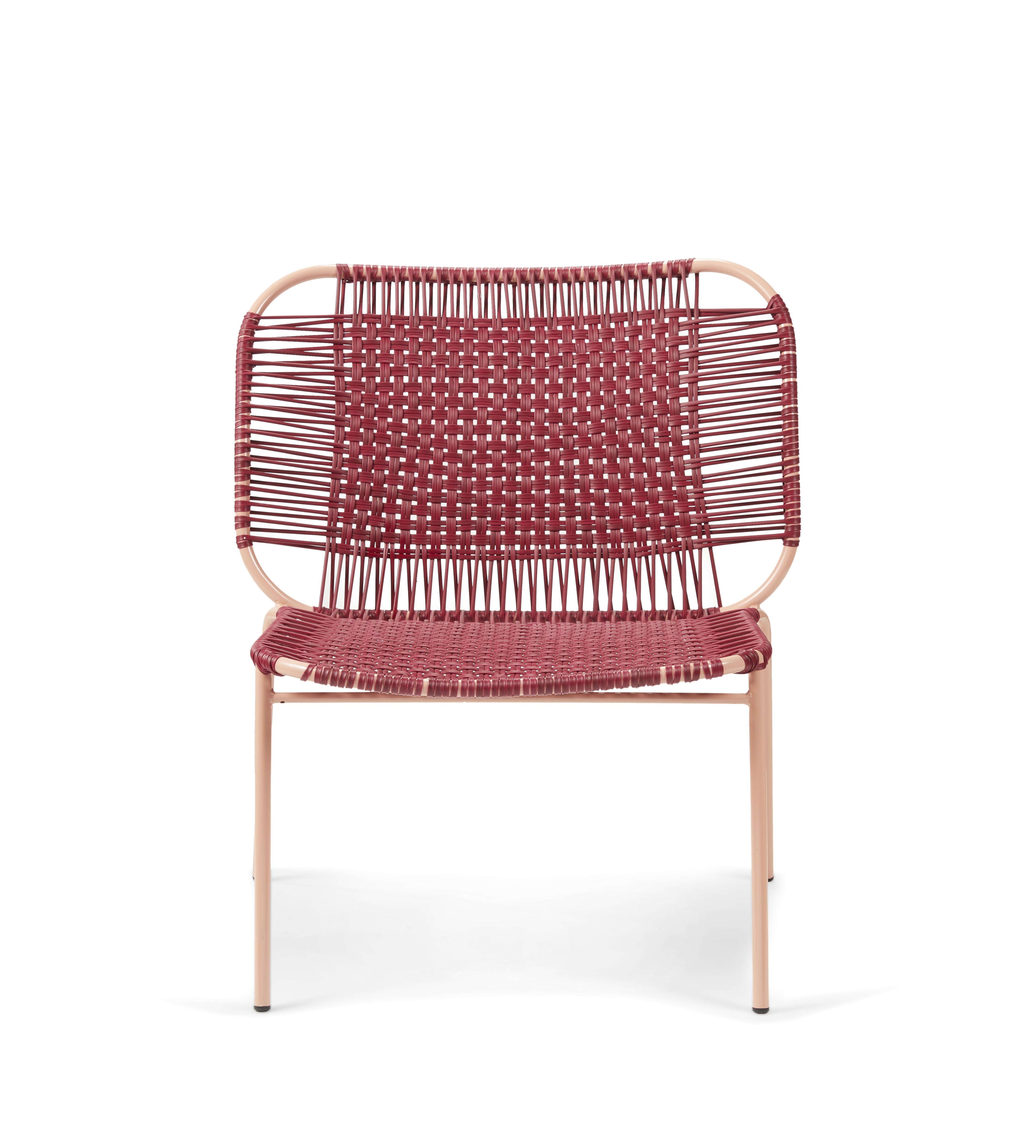 Modern Set of 2 Purple Cielo Lounge Low Chair by Sebastian Herkner For Sale