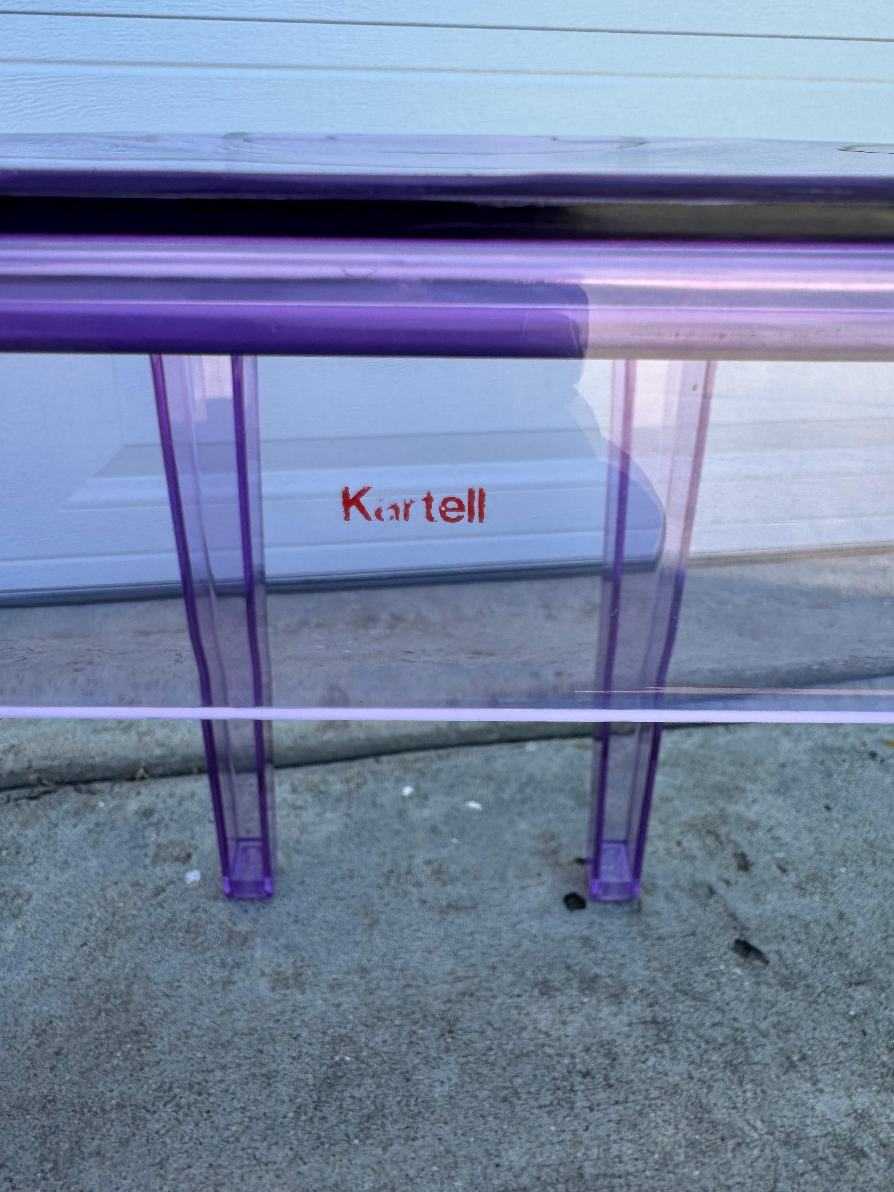 Set of 2 Purple La Marie Chairs By Philippe Starck For Kartell, Made In Italy For Sale 5
