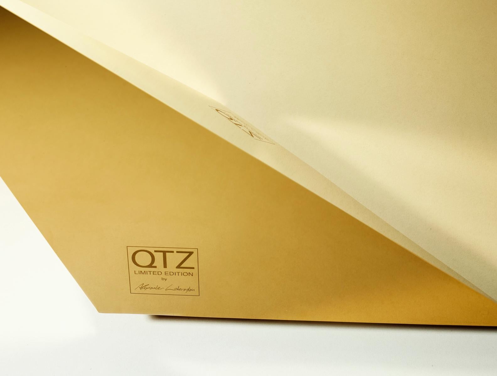Satz von 2 QTZ-Loungesesseln und Ottomane von Alexander Lotersztain im Zustand „Neu“ im Angebot in Geneve, CH