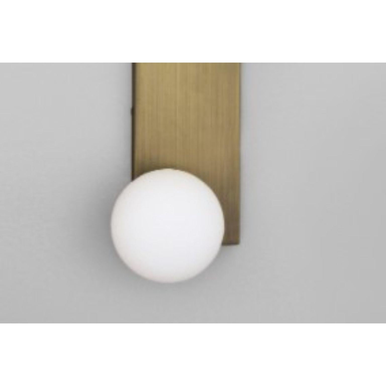 Set of 2 Quadrant and Sphere Wall Lights by Square in Circle In New Condition In Geneve, CH