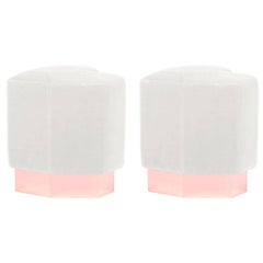 Set of 2 Queen Heart Stools by Royal Stranger