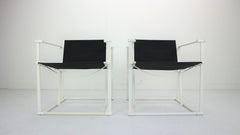 Set of 2 Radboud Van Beekum Fm62 Cube Chairs for Pastoe, 1980s Dutch Design