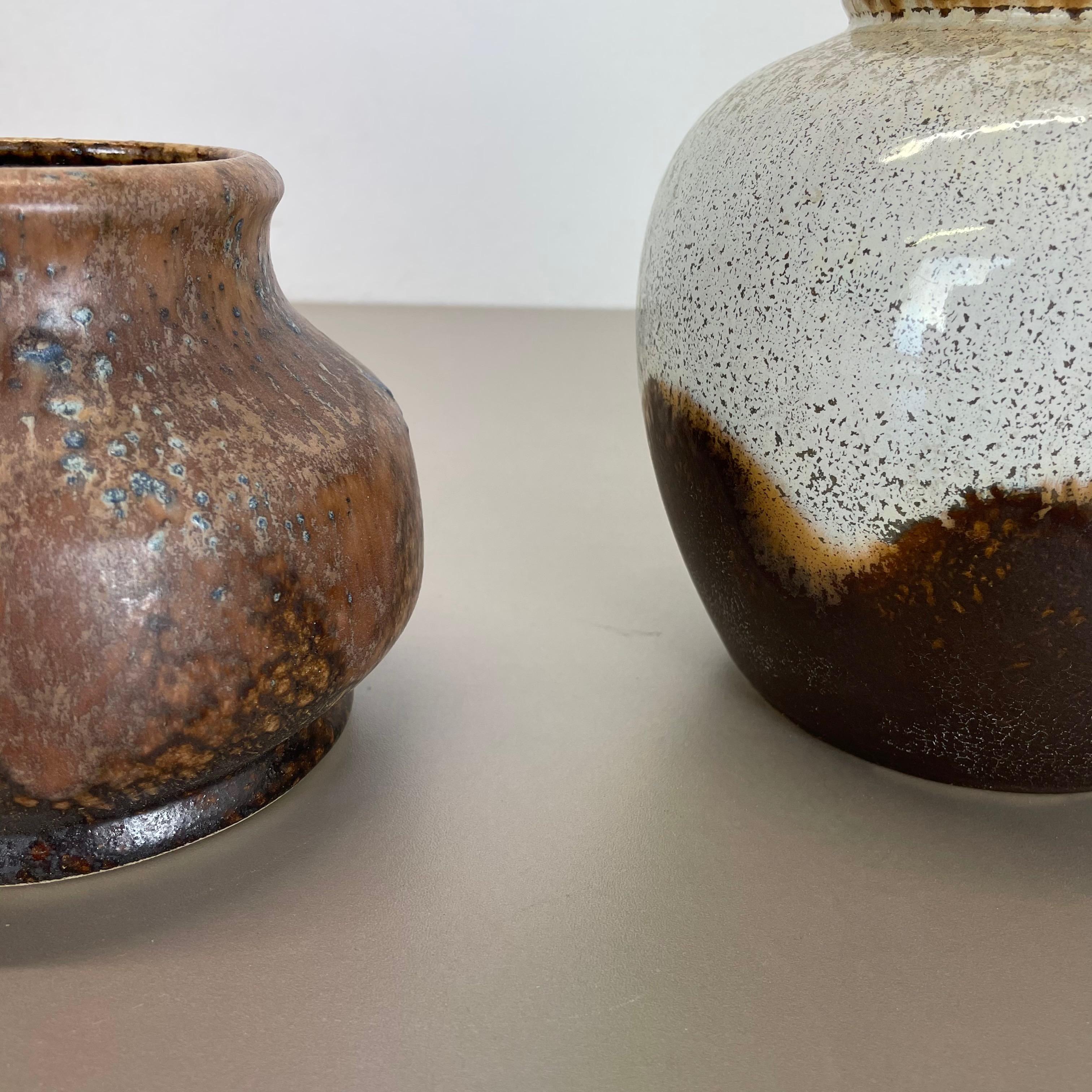 Set von 2 seltenen Keramikvasen „Lava“ von Dmler und Breiden, Deutschland, 1960er Jahre im Angebot 8