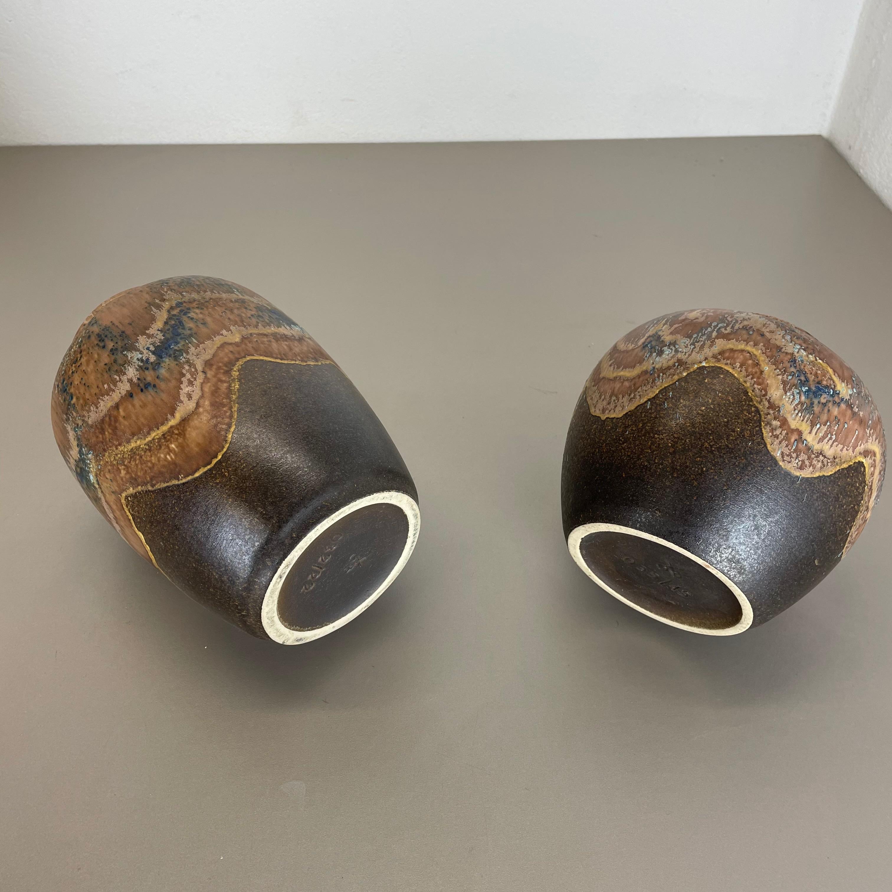 Set of 2 Rare Ceramic Pottery 