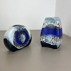 Ensemble de 2 vases "POLAR" en céramique de Dümler et Breiden, Allemagne, 1960