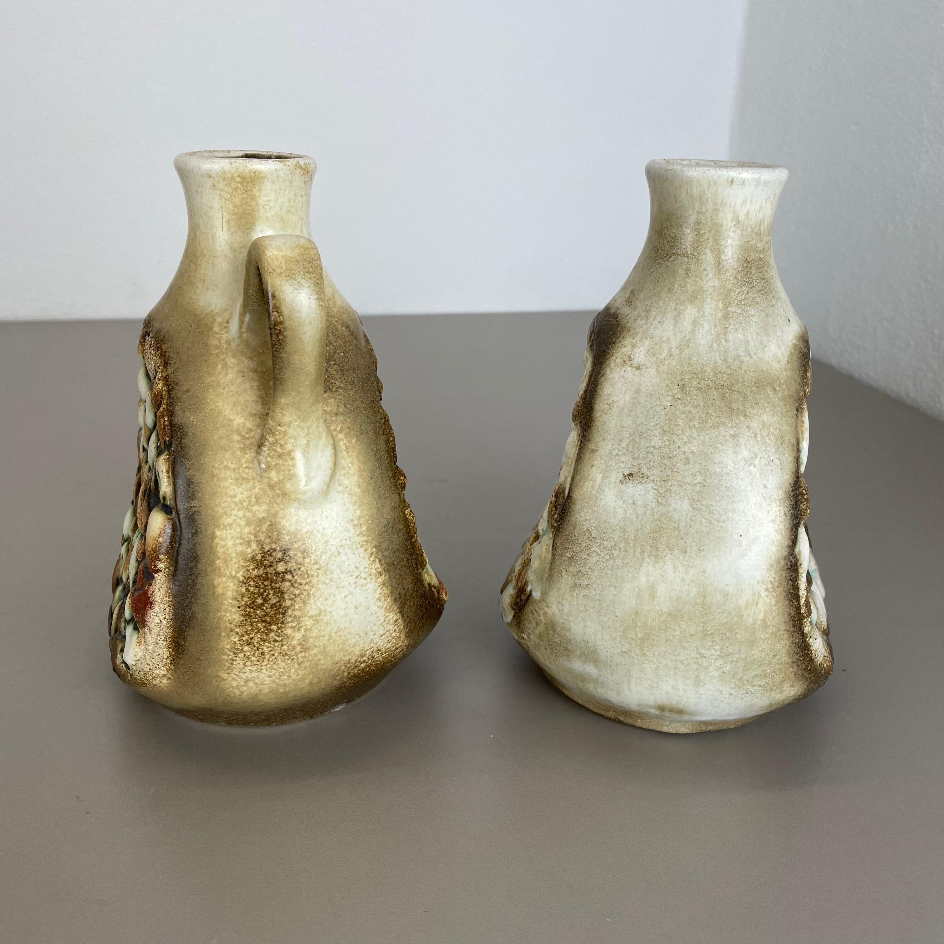 Set of 2 Rare Ceramic Pottery 