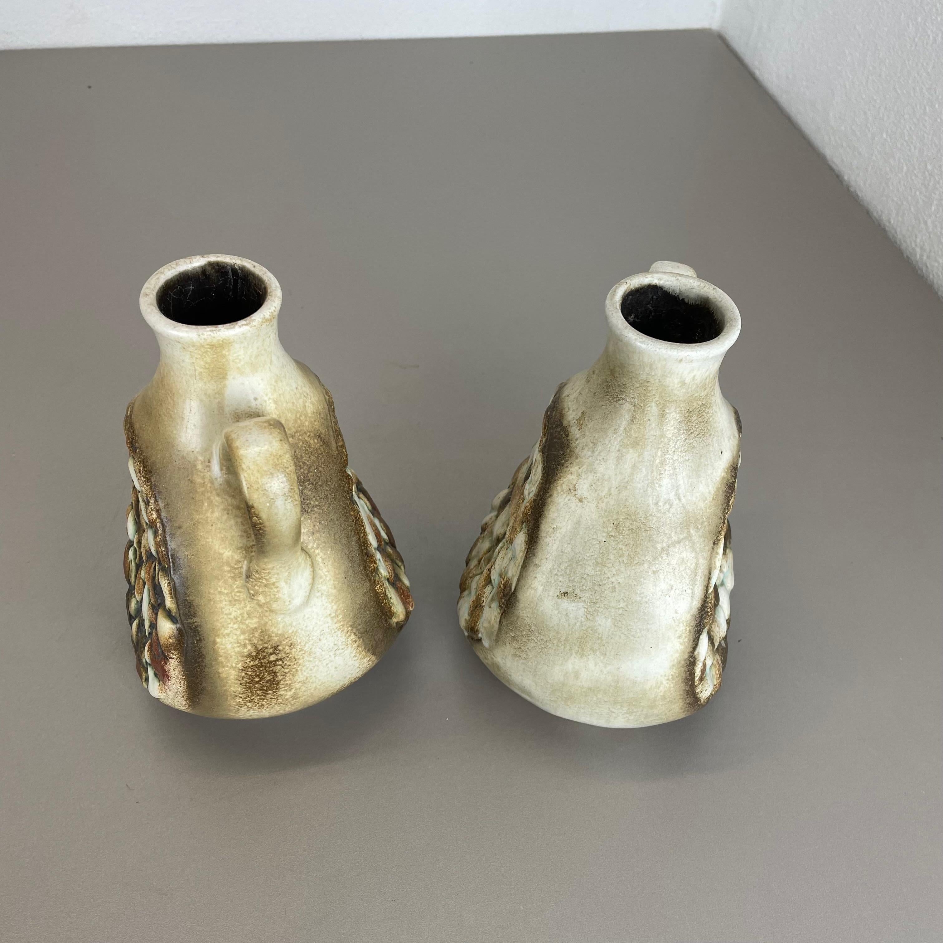 Set of 2 Rare Ceramic Pottery 