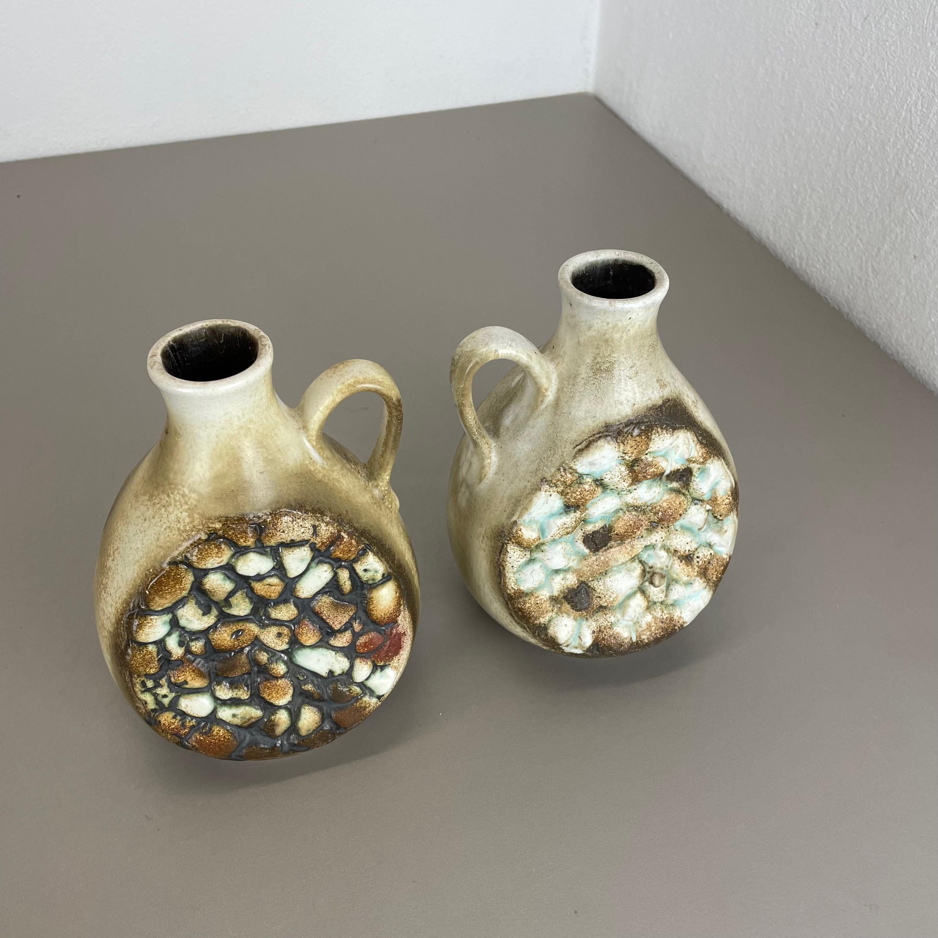 20th Century Set of 2 Rare Ceramic Pottery 