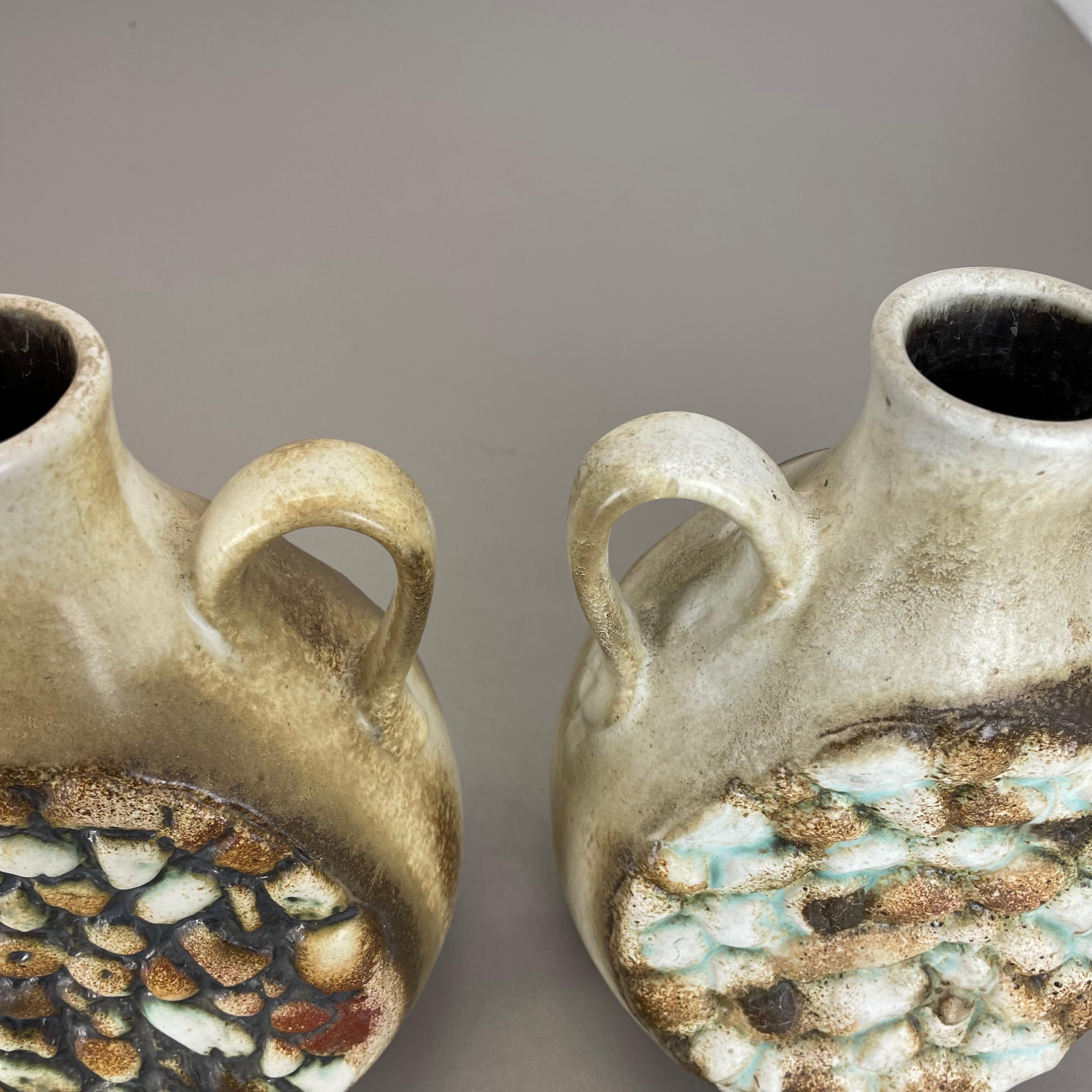 Set of 2 Rare Ceramic Pottery 