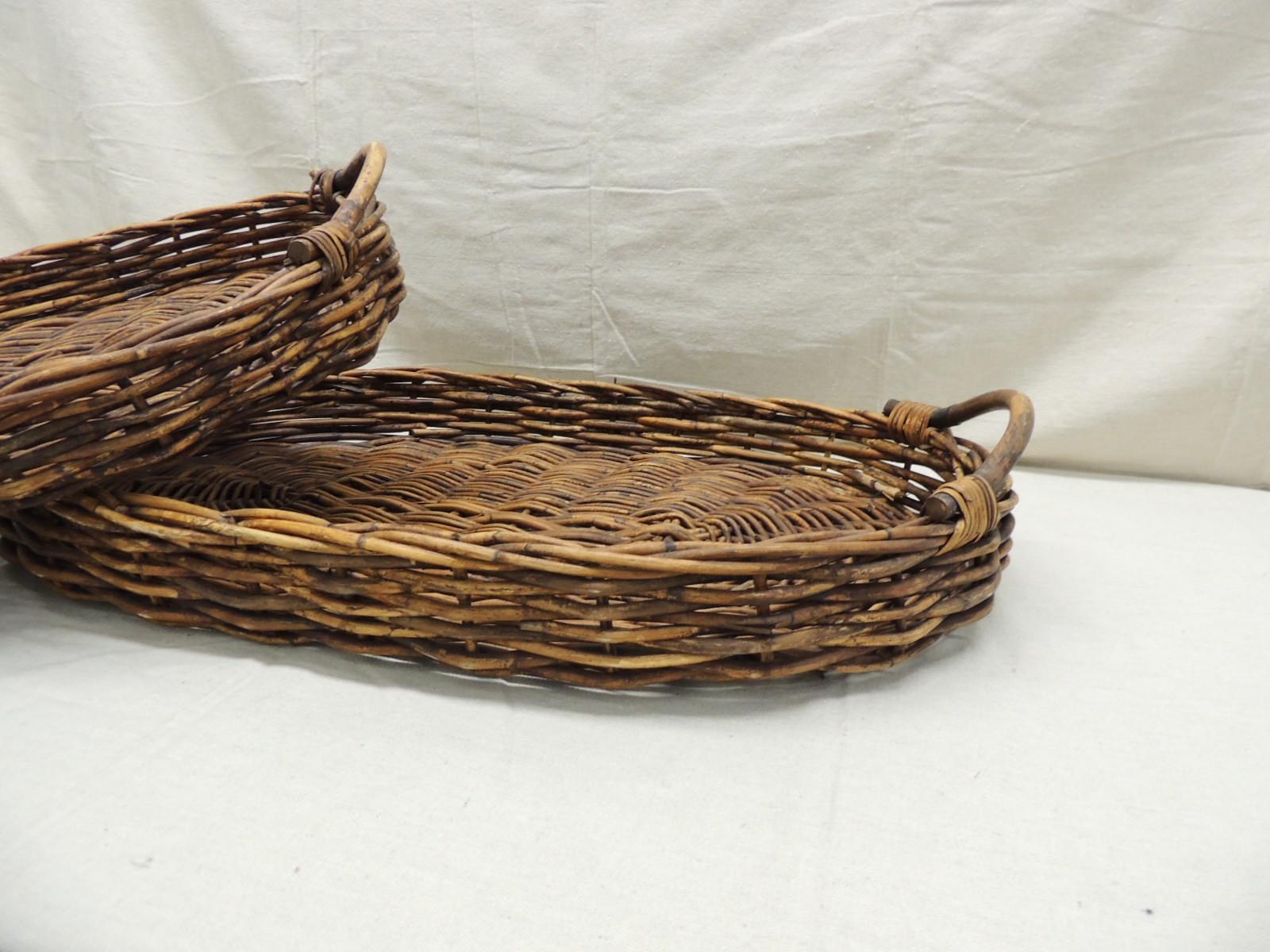 oval seagrass tray