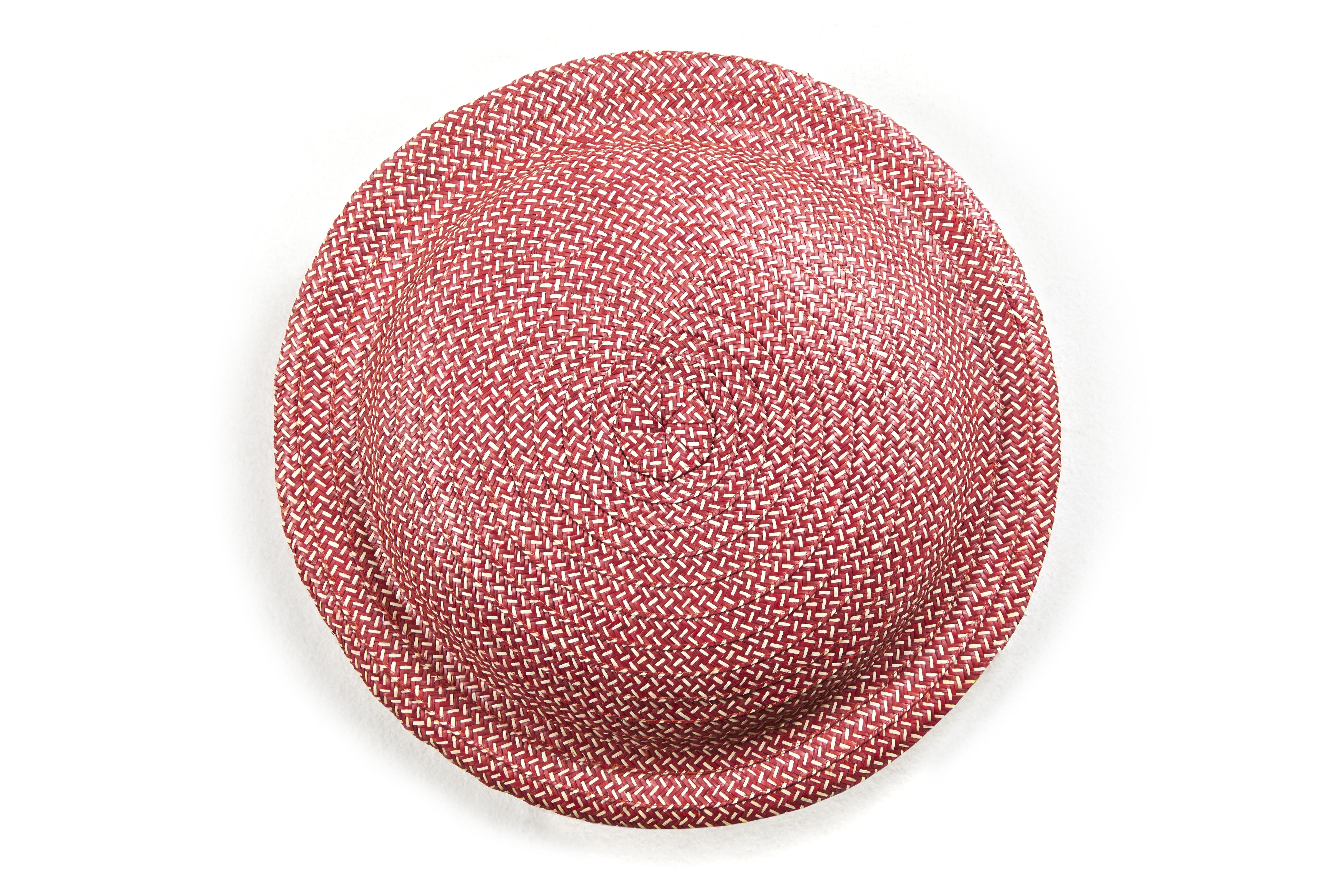 2er-Set Roter Cana-Hocker von Pauline Deltour (Deutsch) im Angebot