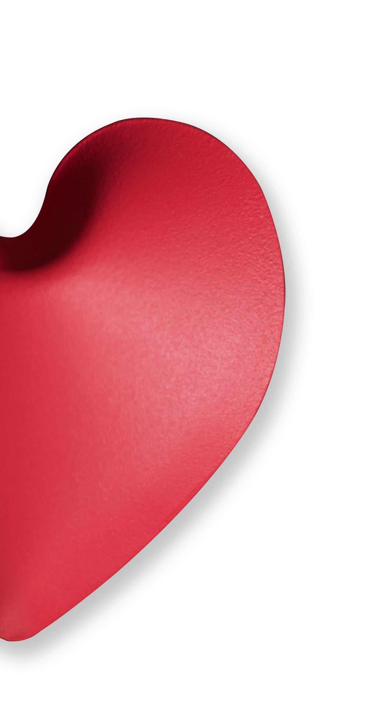 Polish Set of 2 Red Heart Inflated Hangers by Zieta For Sale