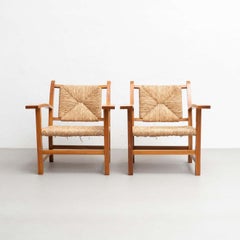 Set of 2 Reedited Armchair Josep Torres Clave, circa 1987