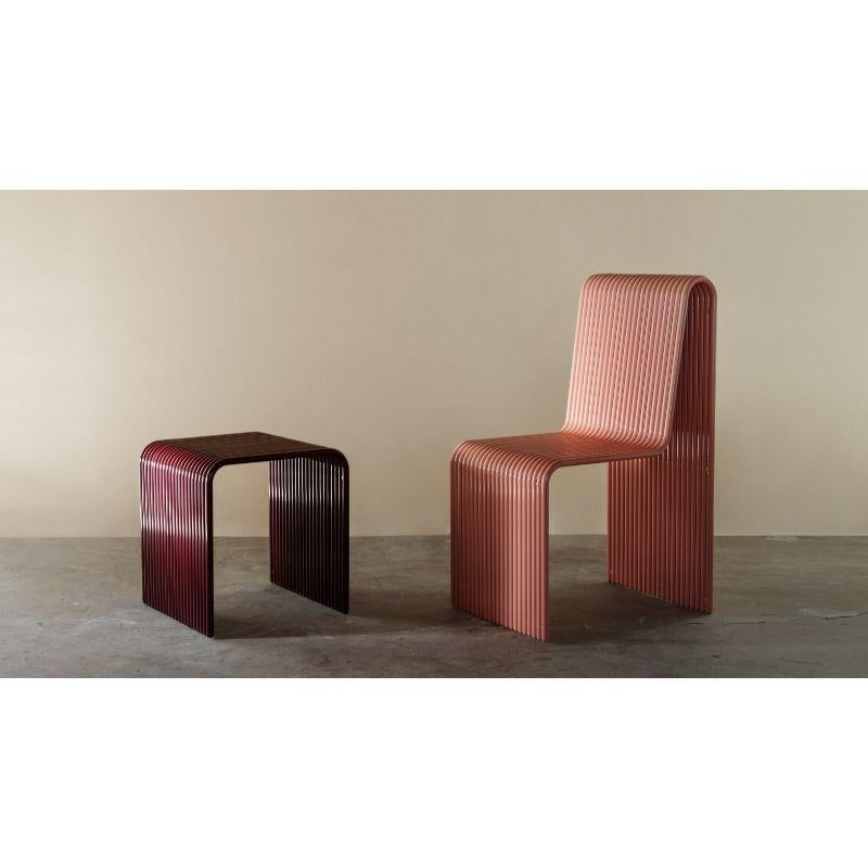 Set of 2, Ribbon Chairs, Pink by Laun For Sale 3