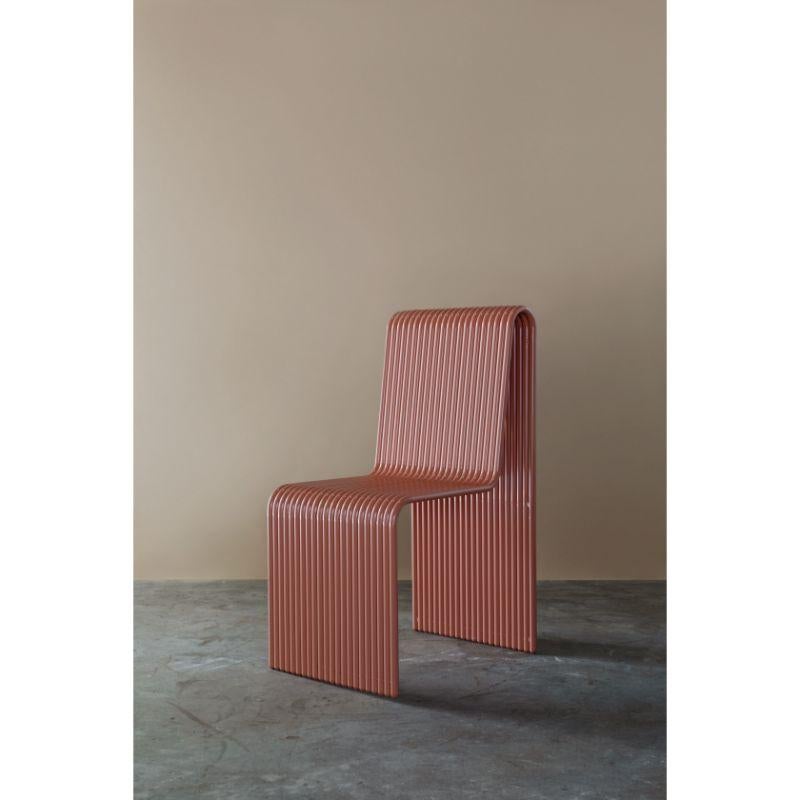 Set of 2, Ribbon Chairs, Pink by Laun For Sale 1