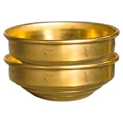 2er-Set RL 03 Mini-Schalen aus gebürstetem Messing von CASPAL