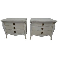 Set of 2 Rococo Style Nightstands