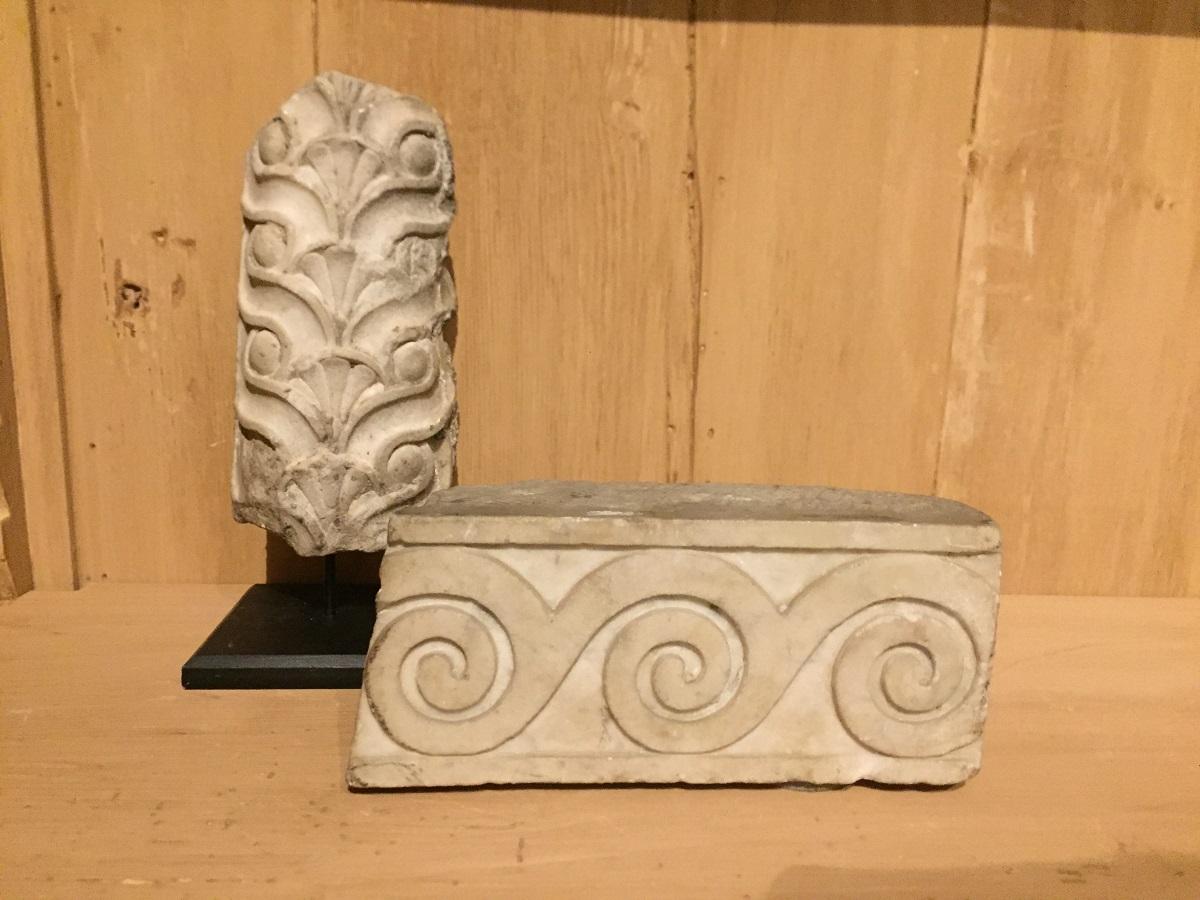 Set of 2 Roman Architectural Fragments 3