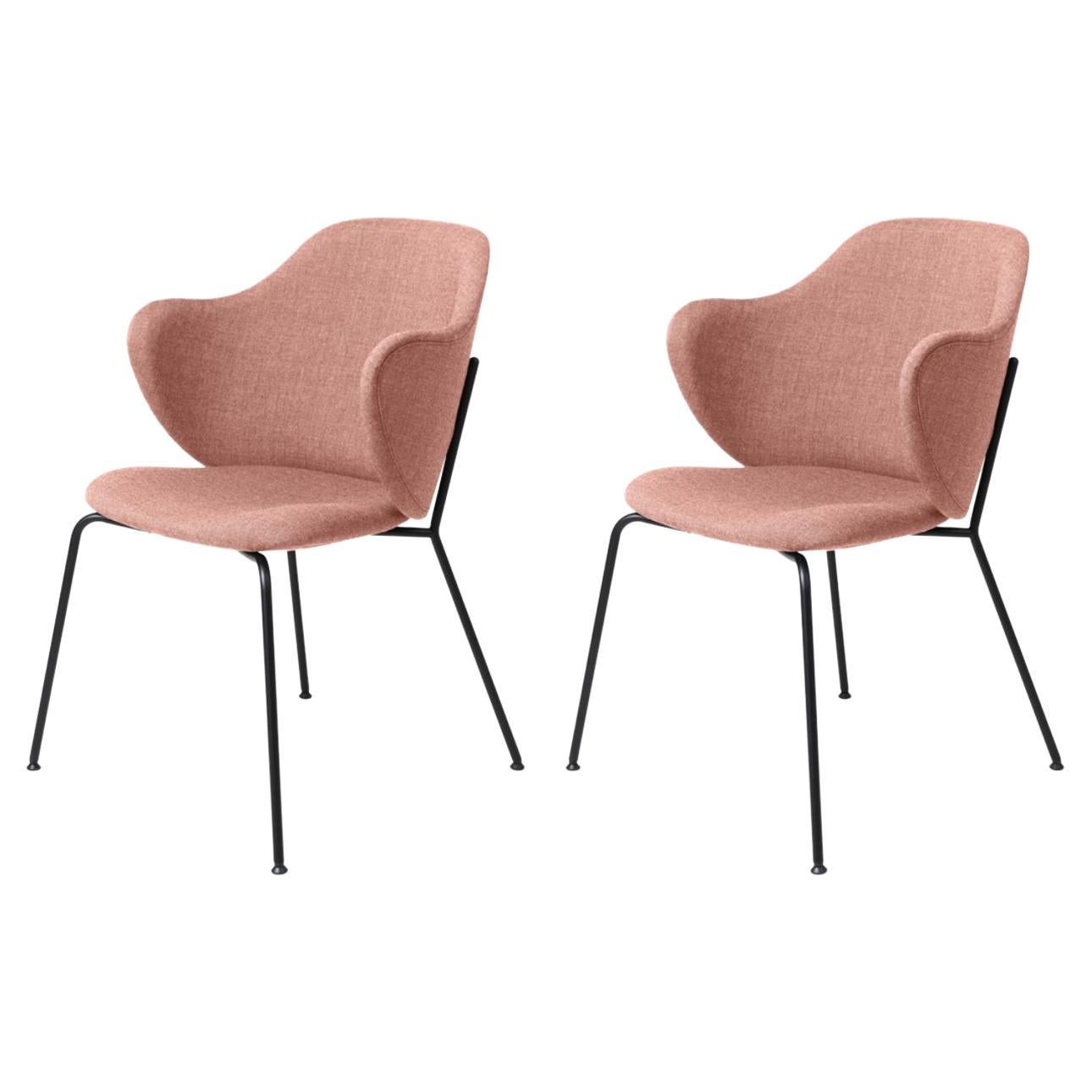 Set of 2 Rose Remix Lassen Chairs by Lassen For Sale
