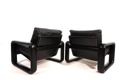 Set di 2 poltrone in pelle Rosenthal Hombre di Burkhard Vogtherr