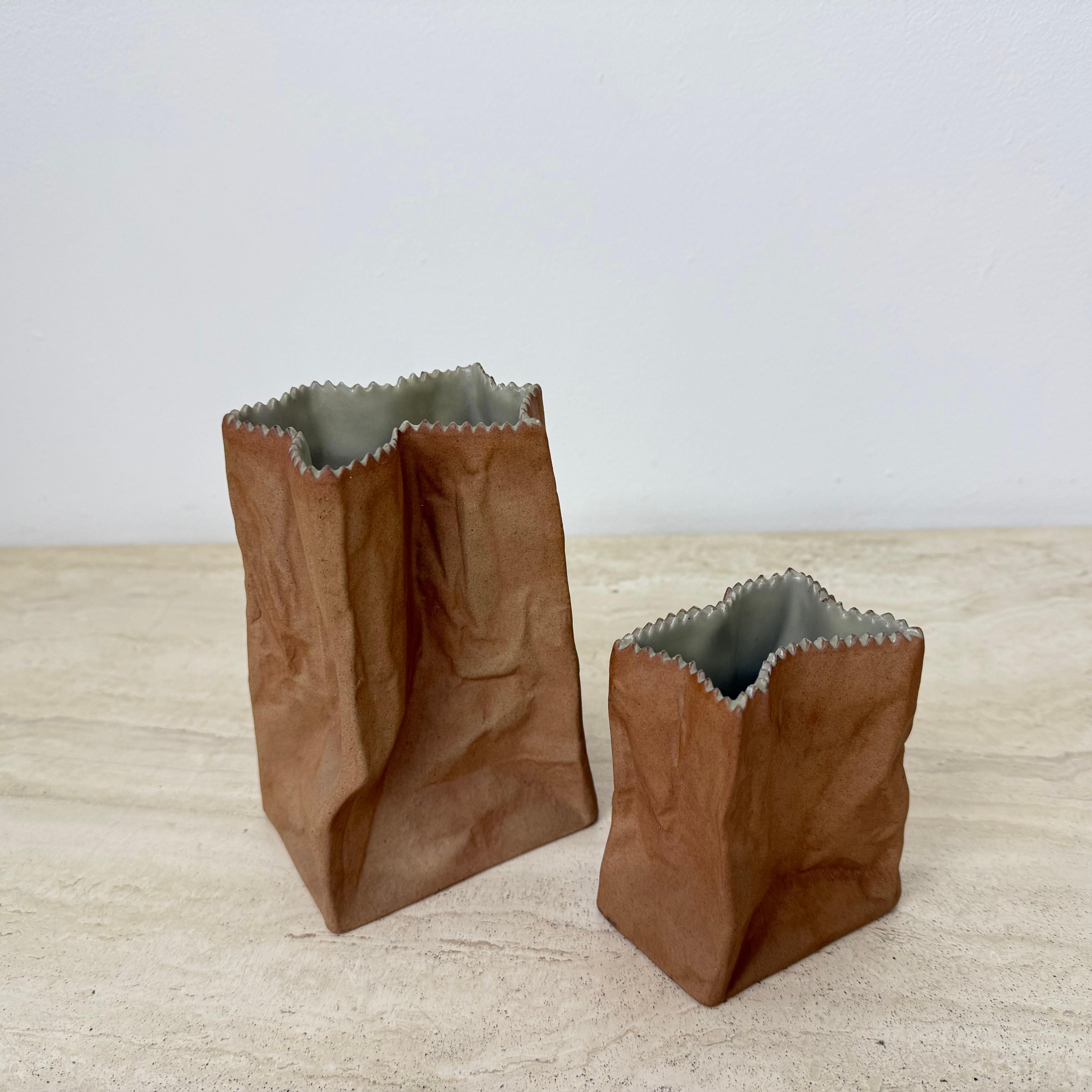 Set di 2 vasi di sacchetti di carta Rosenthal di Tapio Wirkkala , anni '70 in vendita 4