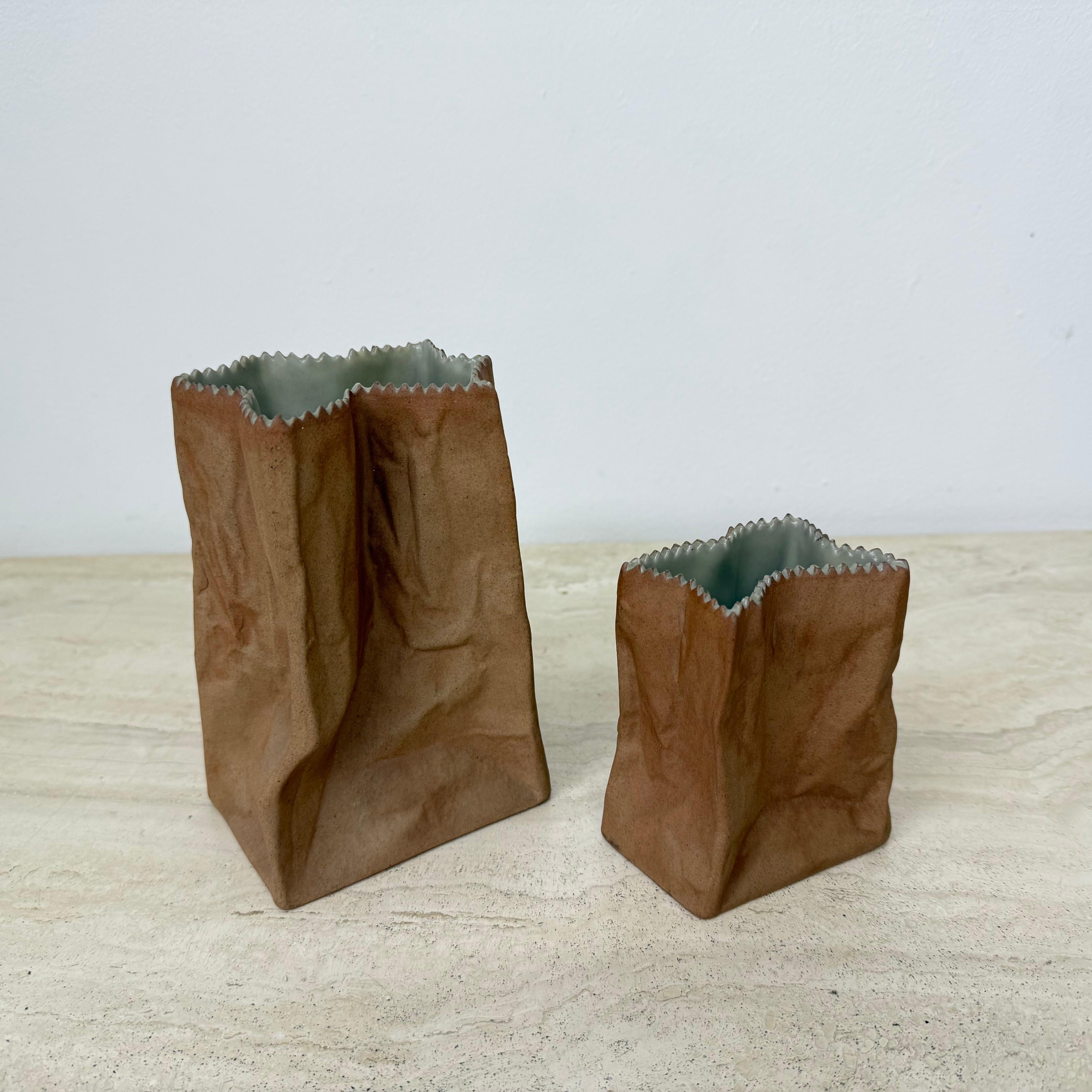 Set di 2 vasi di sacchetti di carta Rosenthal di Tapio Wirkkala , anni '70 in vendita 8
