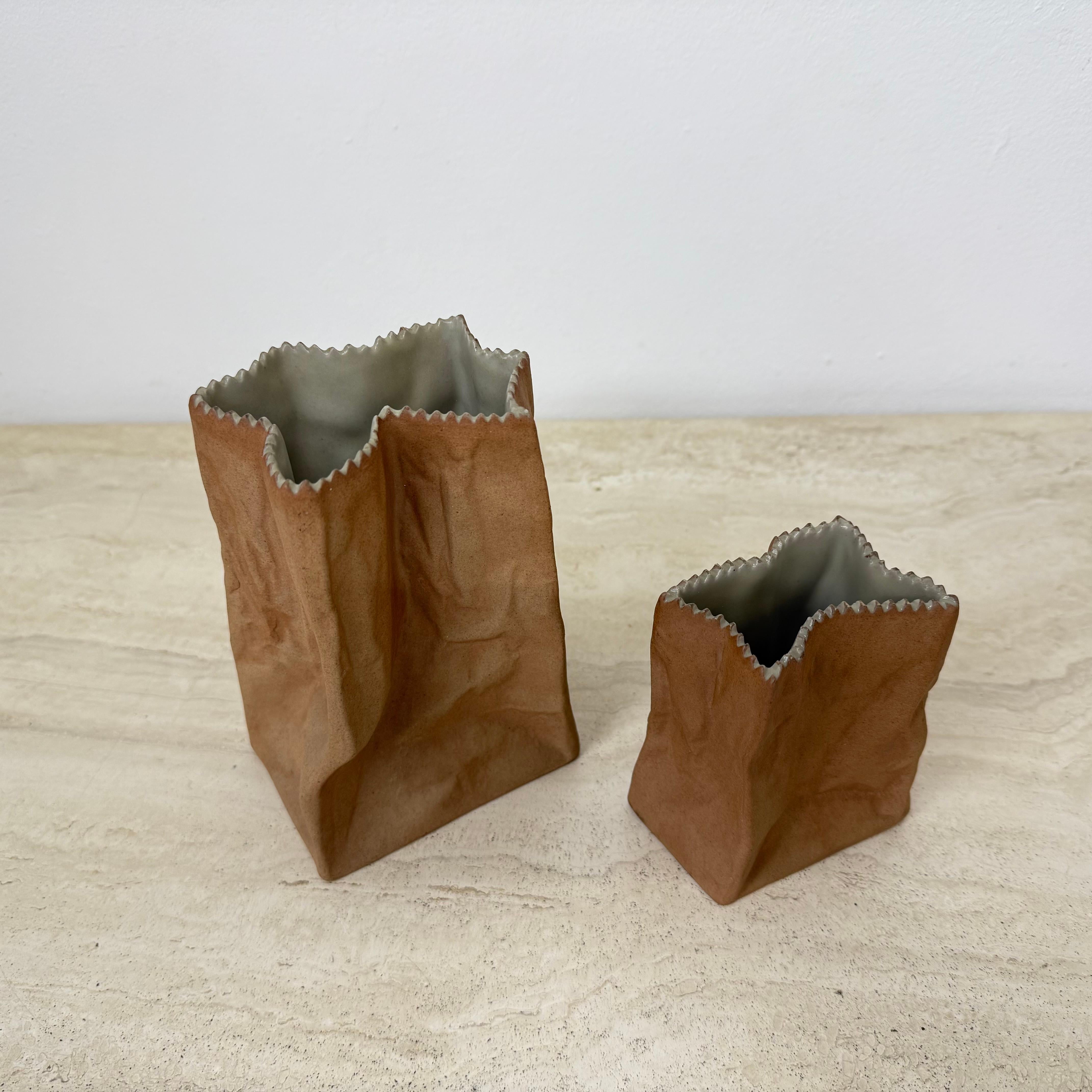 Set di 2 vasi di sacchetti di carta Rosenthal di Tapio Wirkkala , anni '70 in vendita 11