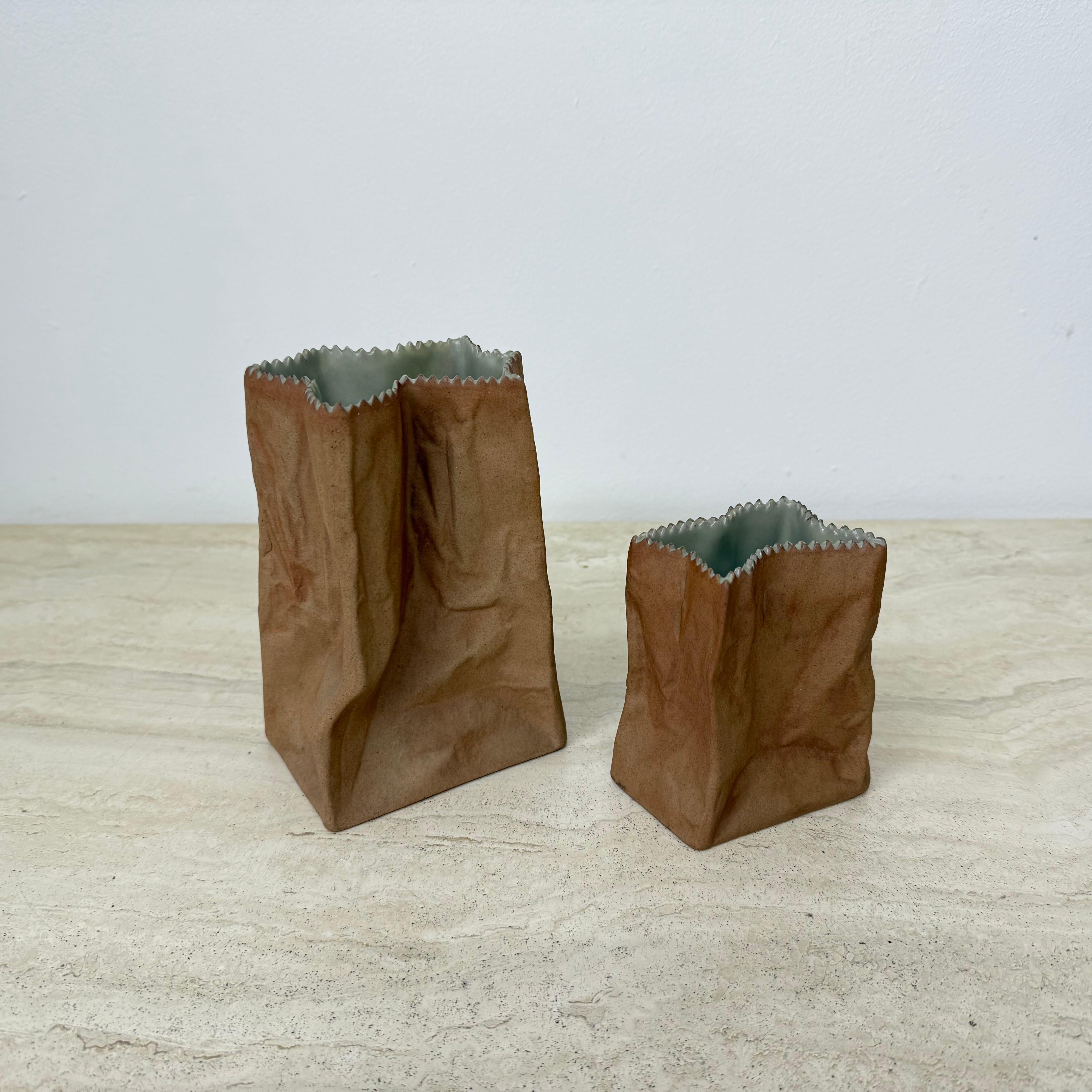 Set di 2 vasi di sacchetti di carta Rosenthal di Tapio Wirkkala , anni '70 in vendita 12