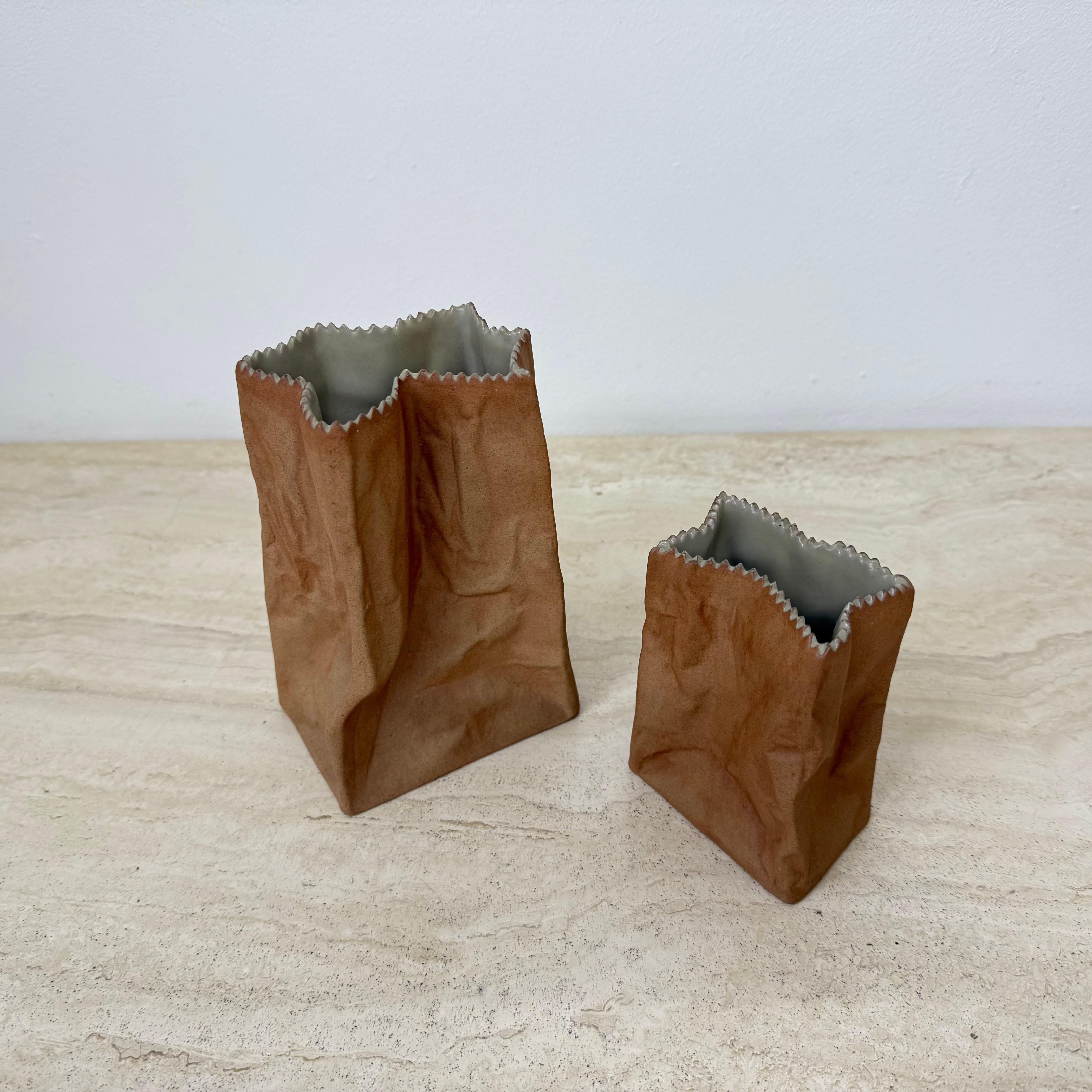 Set di 2 vasi di sacchetti di carta Rosenthal di Tapio Wirkkala , anni '70 in vendita 13
