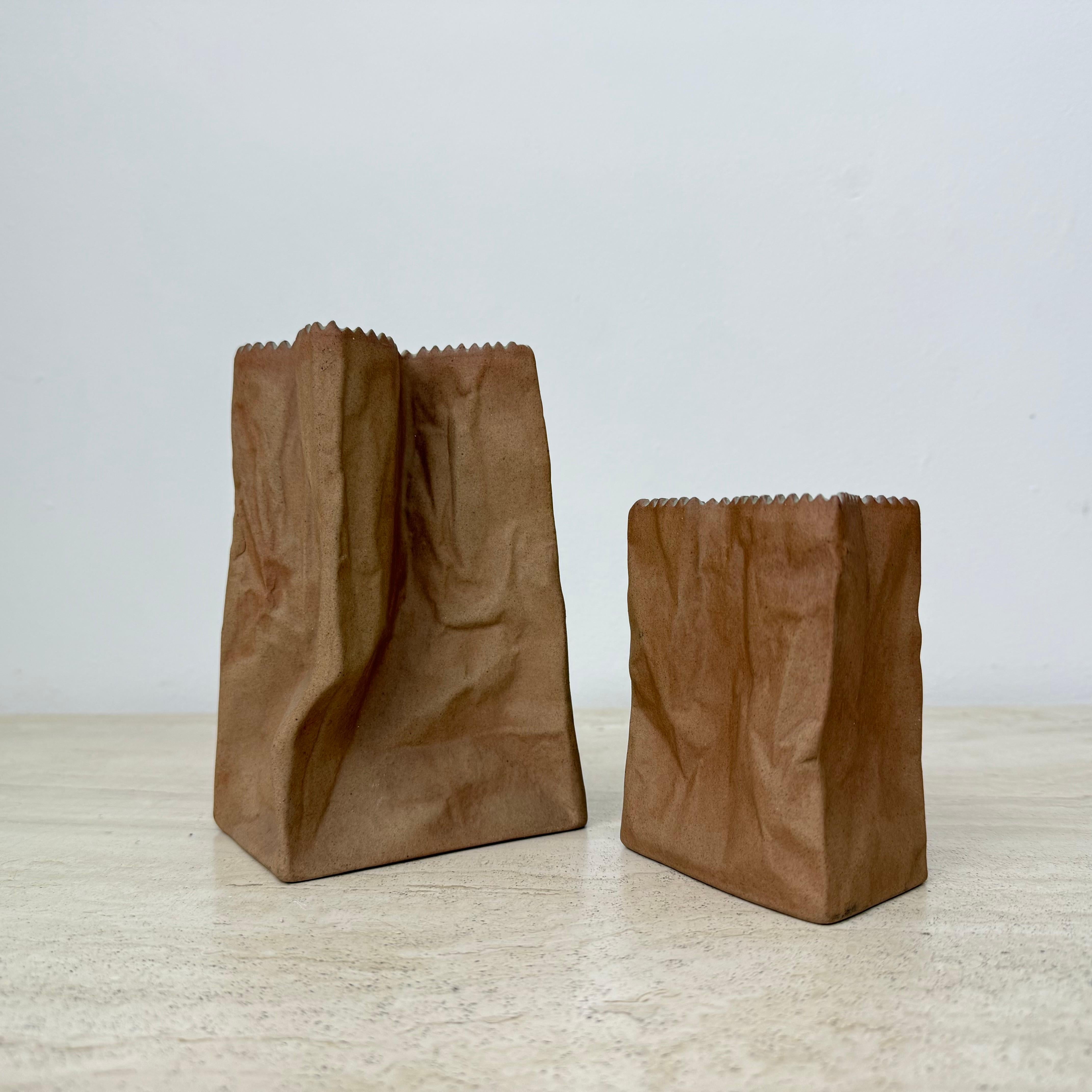 Set di 2 vasi di sacchetti di carta Rosenthal di Tapio Wirkkala , anni '70 in vendita 1