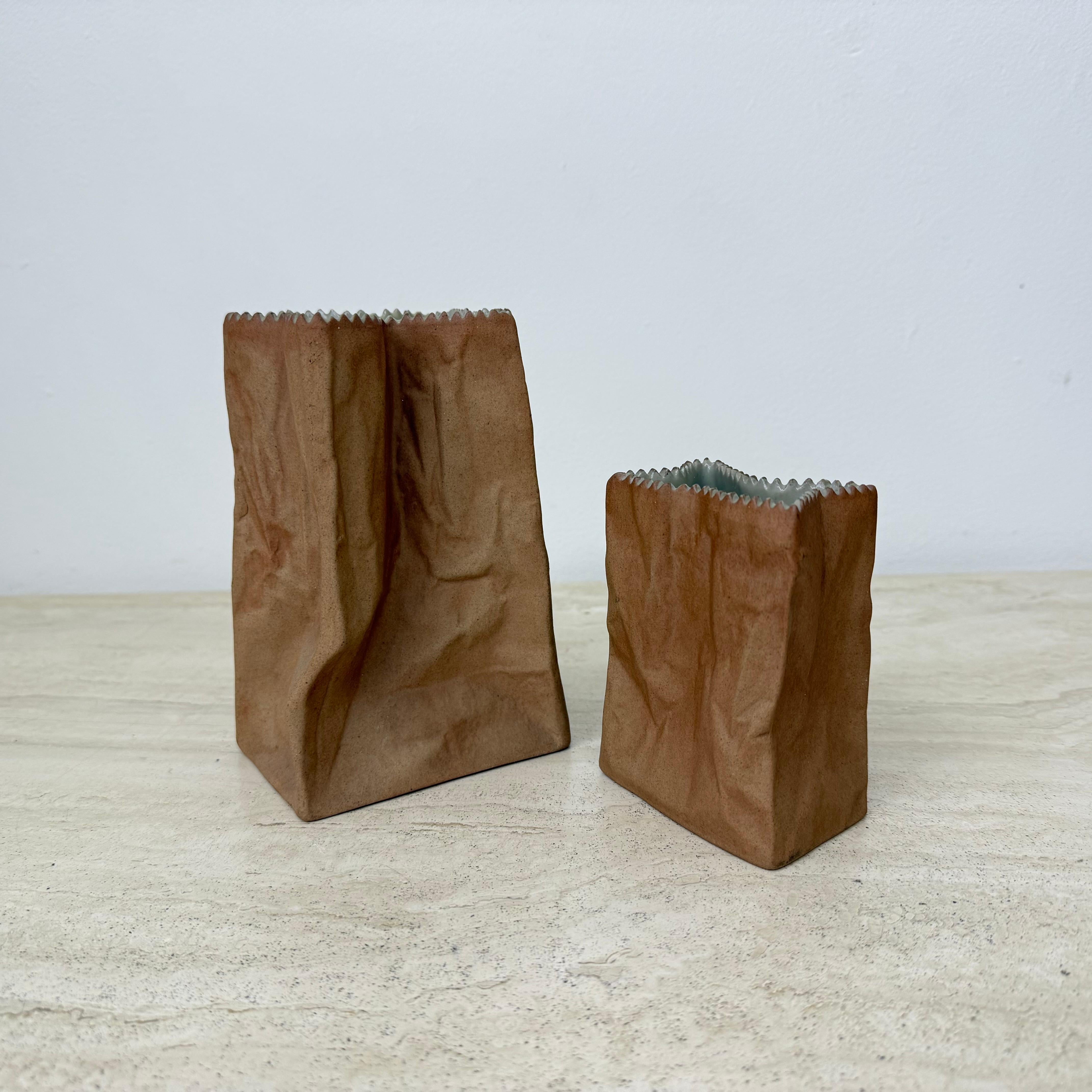 Set di 2 vasi di sacchetti di carta Rosenthal di Tapio Wirkkala , anni '70 in vendita 2