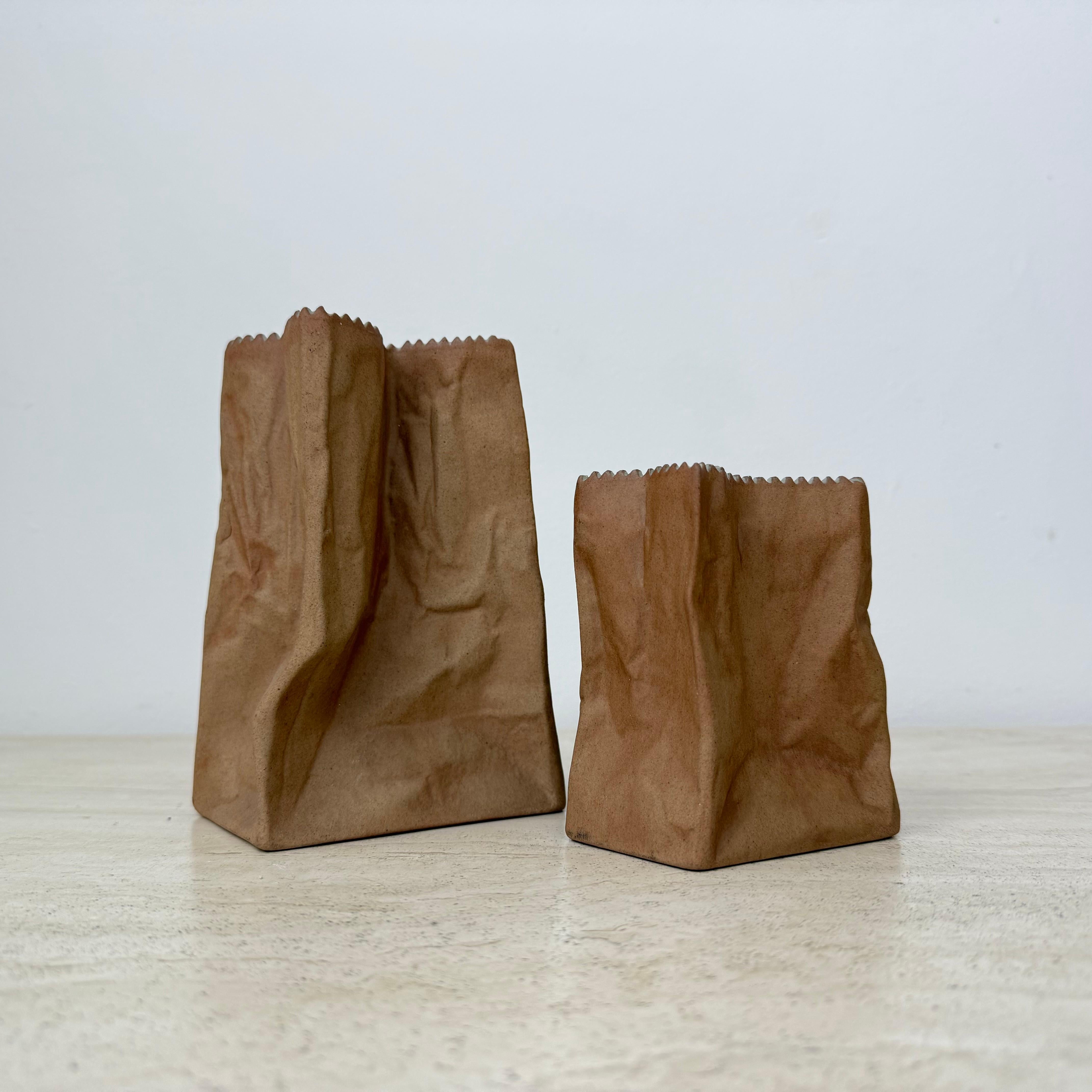 Set di 2 vasi di sacchetti di carta Rosenthal di Tapio Wirkkala , anni '70 in vendita 3