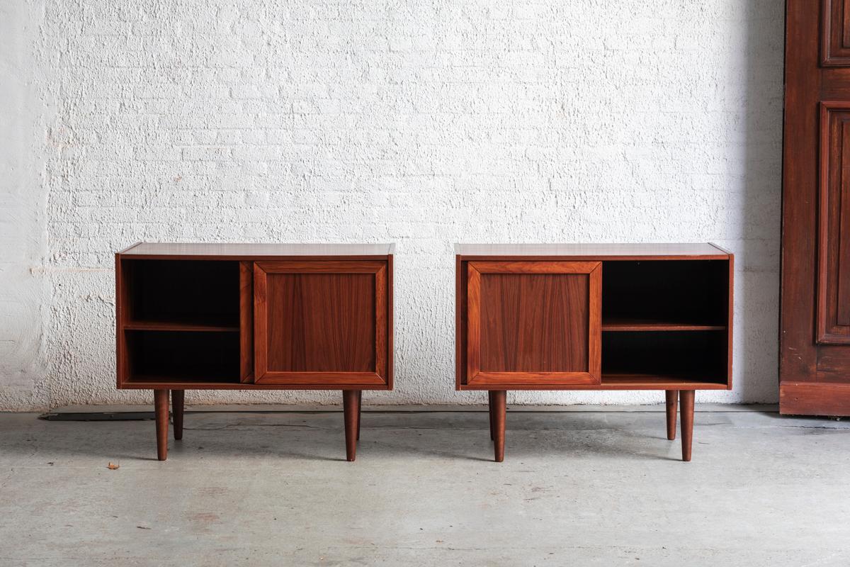 Mid-Century Modern Rosewood Cabinets, Set of 2, Denmark