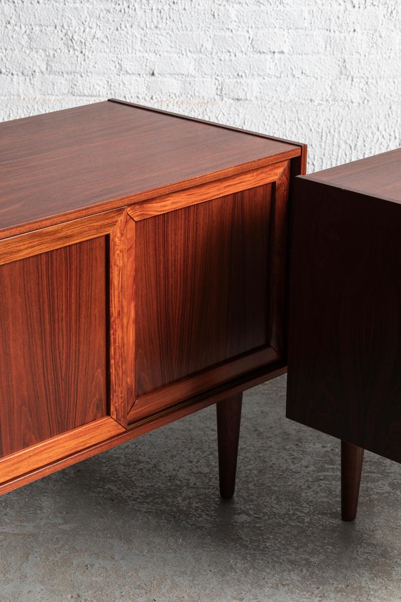 Mid-20th Century Rosewood Cabinets, Set of 2, Denmark