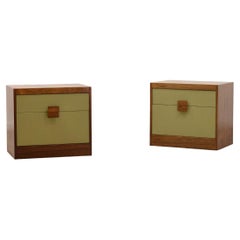 Set of 2 rosewood nightstands, 60s.