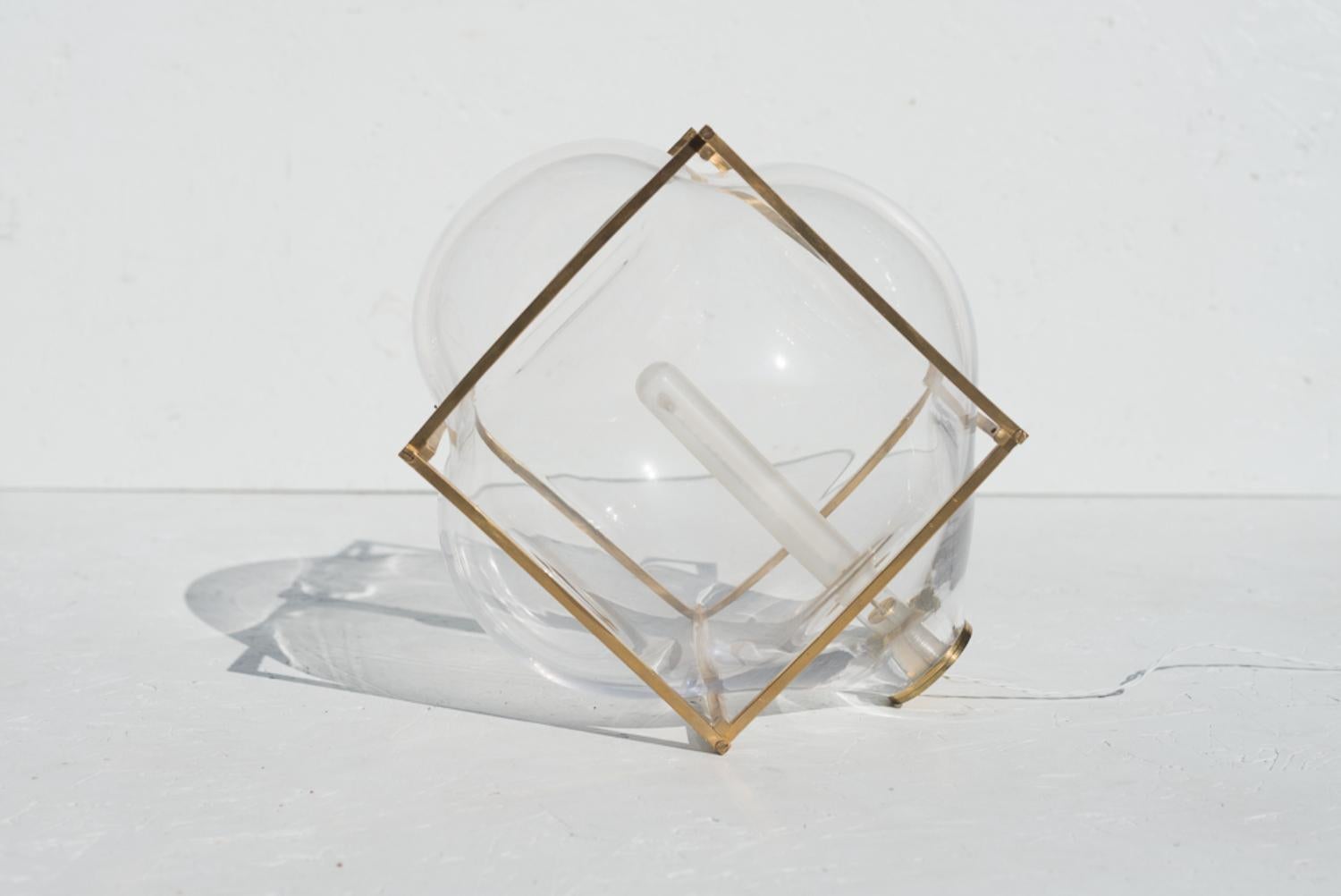 Other Set of 2 Round Square Captured Bubble Light by Studio Thier & Van Daalen For Sale