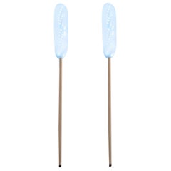 2er-Set runder, quadratischer Lollypop-Lampe von Studio Thier & van Daalen