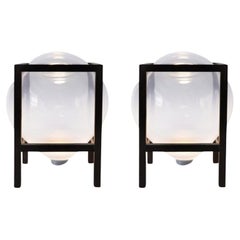 Set of 2 Round Square White Balloon Table Light by Studio Thier & Van Daalen