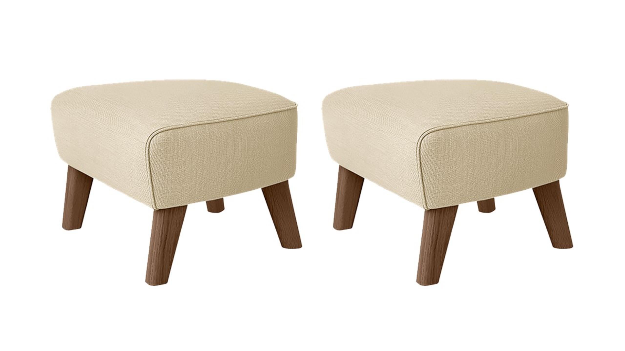 2er set sand und eiche geräuchert Sahco Zero fußhocker by Lassen.
Abmessungen: B 56 x T 58 x H 40 cm.
MATERIALIEN: Textil.
Auch erhältlich: andere Farben verfügbar.

Der My Own Chair Footstool wurde im gleichen Geist wie Flemming Lassens ikonischer