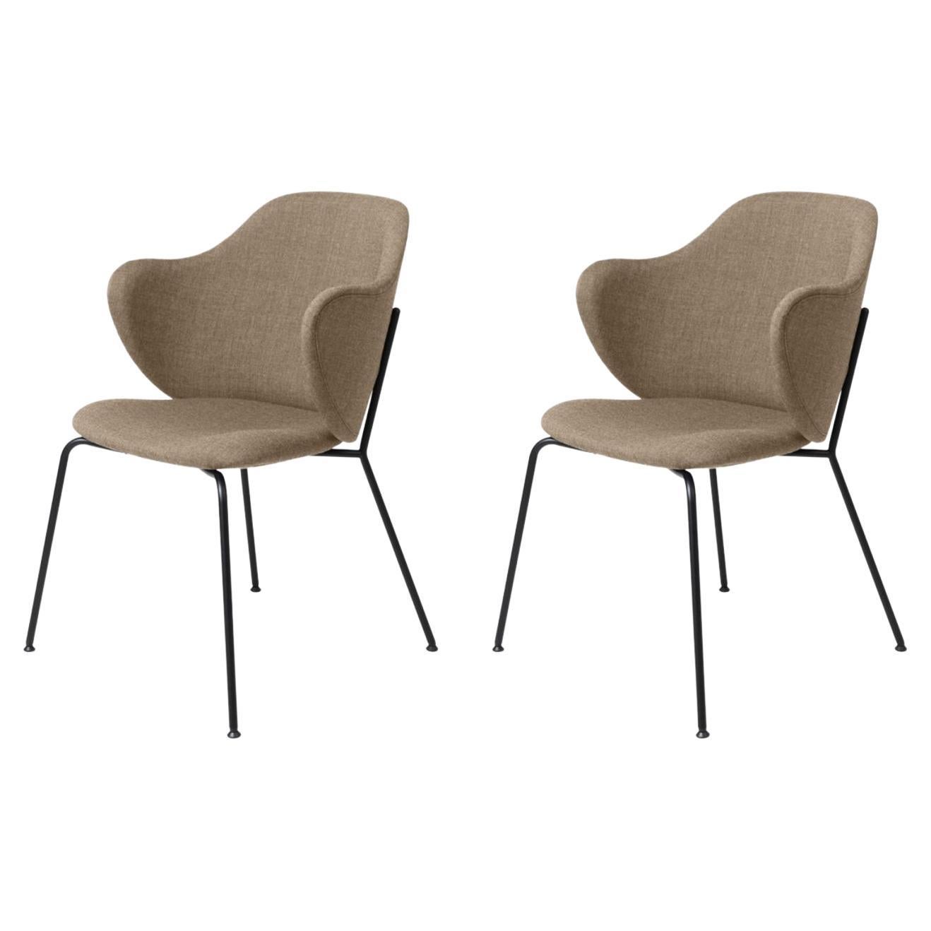Set of 2 Sand Remix Lassen Chairs by Lassen For Sale