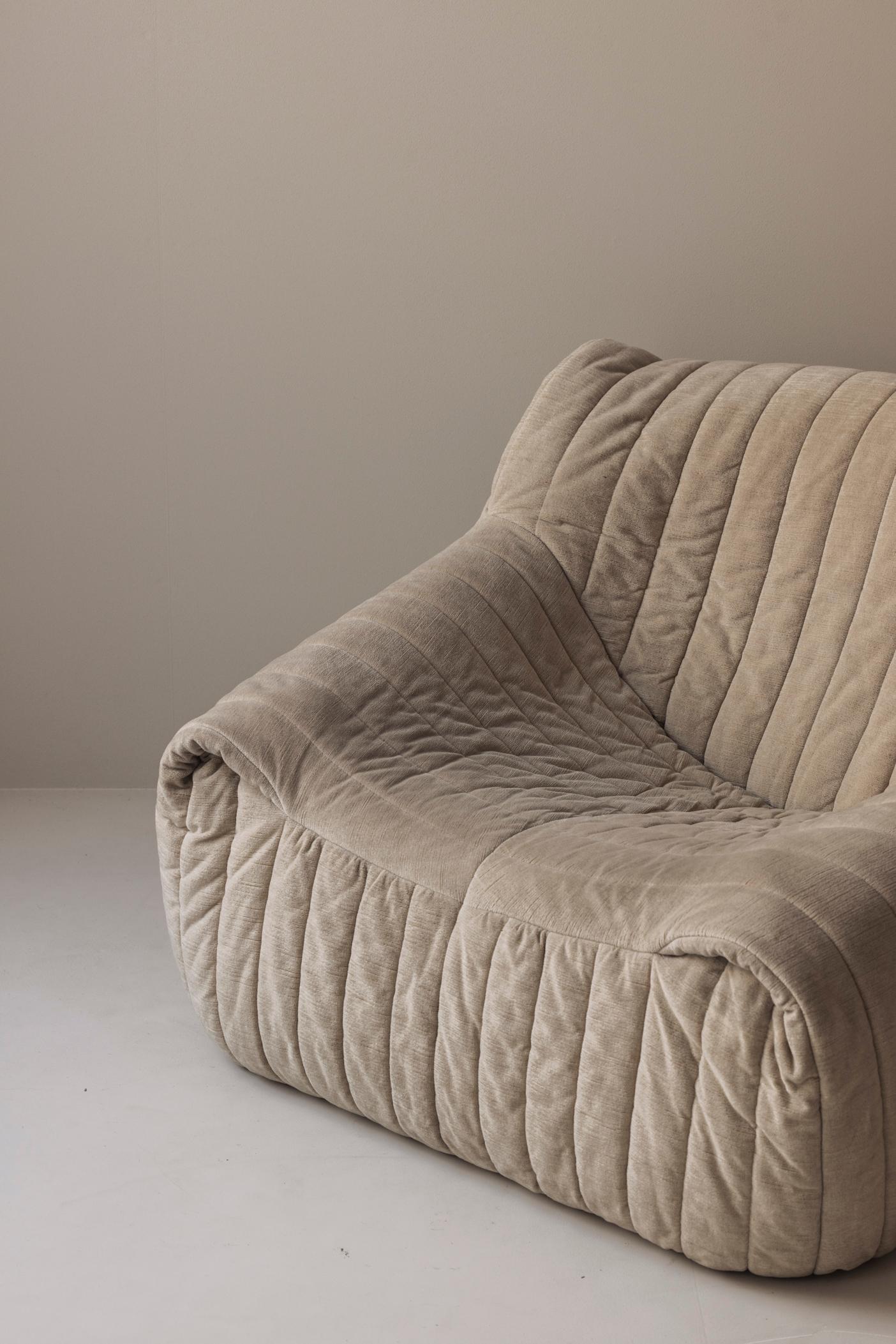 Set of 2 Sandra lounge chairs by Annie Hieronimus for Cinna / Ligne Roset, 1970s 7