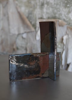 Set Of 2 Sandstone Decorative Objects by Mylene Niedzialkowski