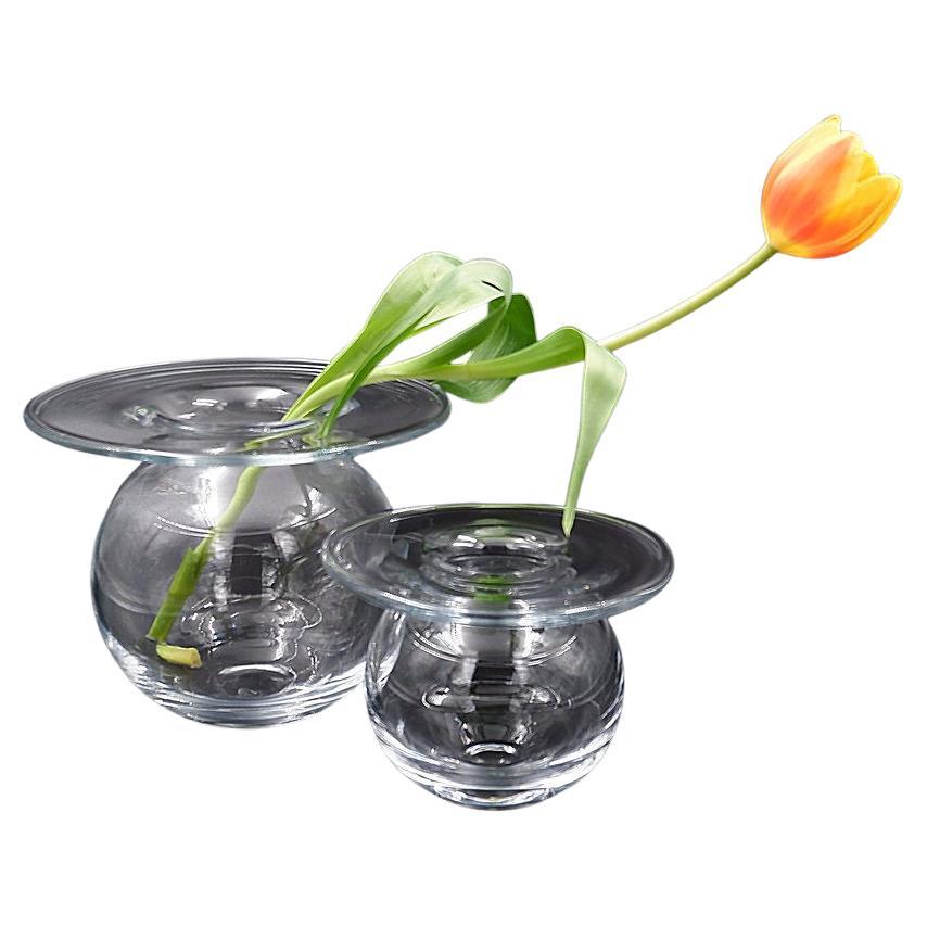 Set of 2 "Saturn" Vases by Nanny Still for Riihimäen Lasi - Finland 1960s