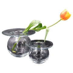 Set of 2 "Saturn" Vases by Nanny Still for Riihimäen Lasi - Finland 1960s