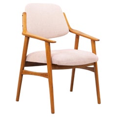 Set of 2 Scandinavian Armchairs Made of Beech, circa 1960, Sweden