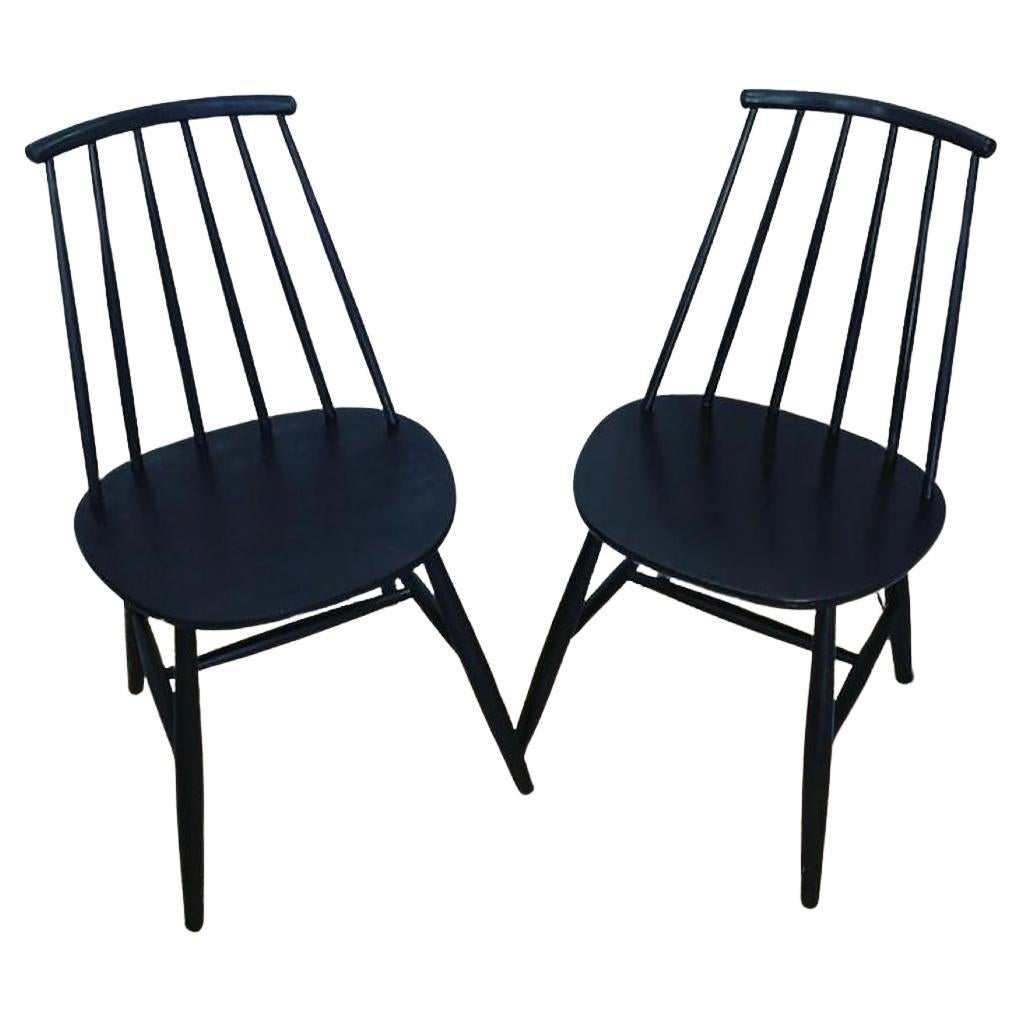 set di 2 sedie scandinave in stile tapiovaara in vendita