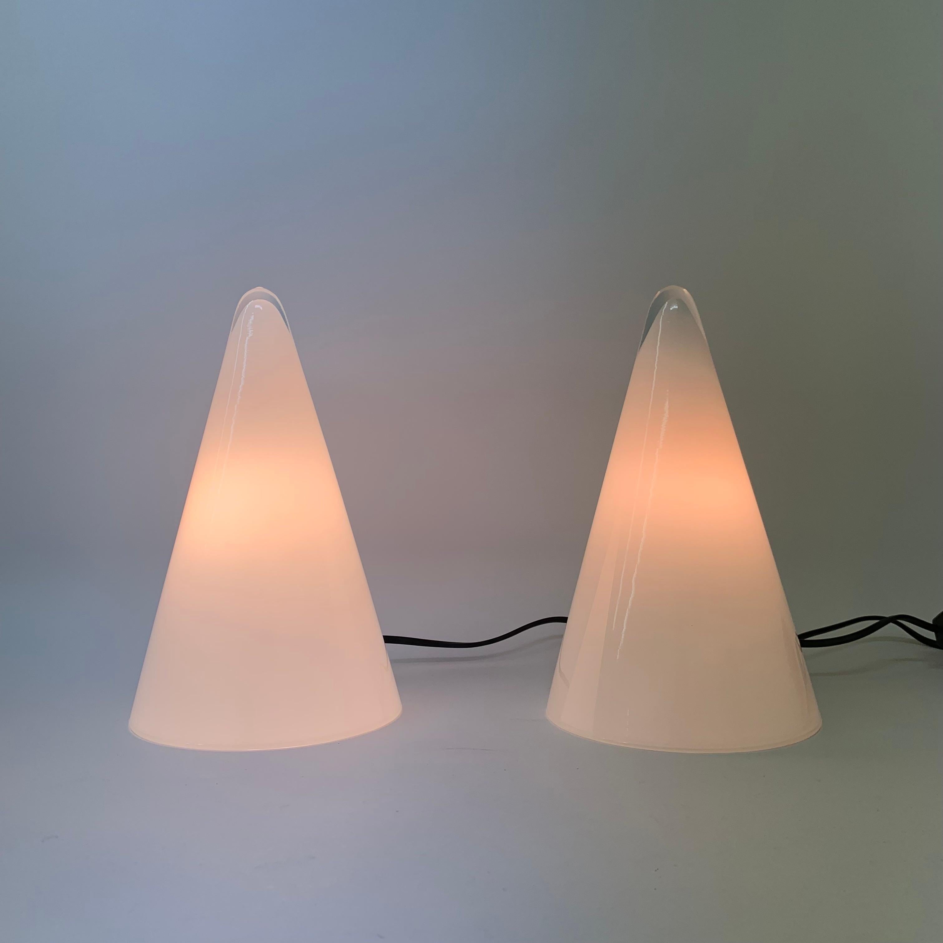 Set of 2 SCE Teepee Table Lamps, 1970’s, France In Good Condition For Sale In Delft, NL